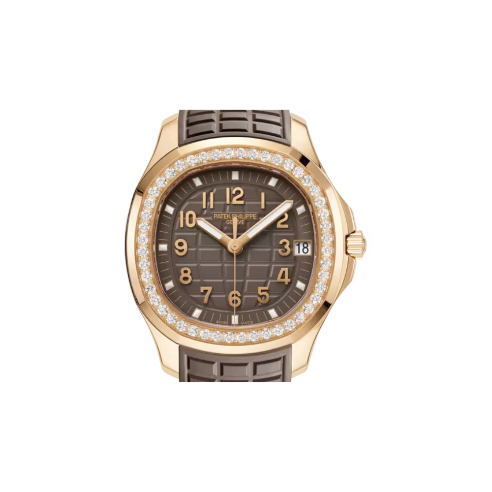 Patek Philippe Aquanaut Luce Automatic Diamond Brown Dial Ladies Watch 5068R-001 - Image 7