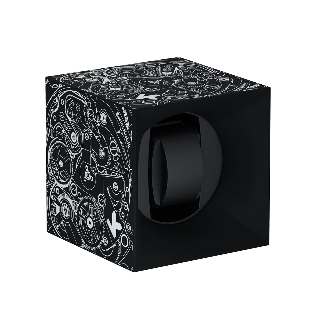 Swiss Kubik Startbox Black Soft Touch Single Watch Winder - Image 10