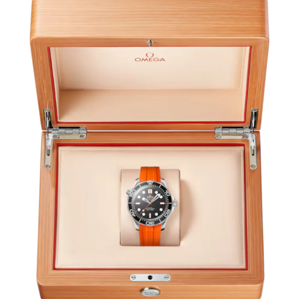 Seamaster Diver 300M 42 mm, steel on rubber strap Ref. 210.32.42.20.01.006 - Image 6