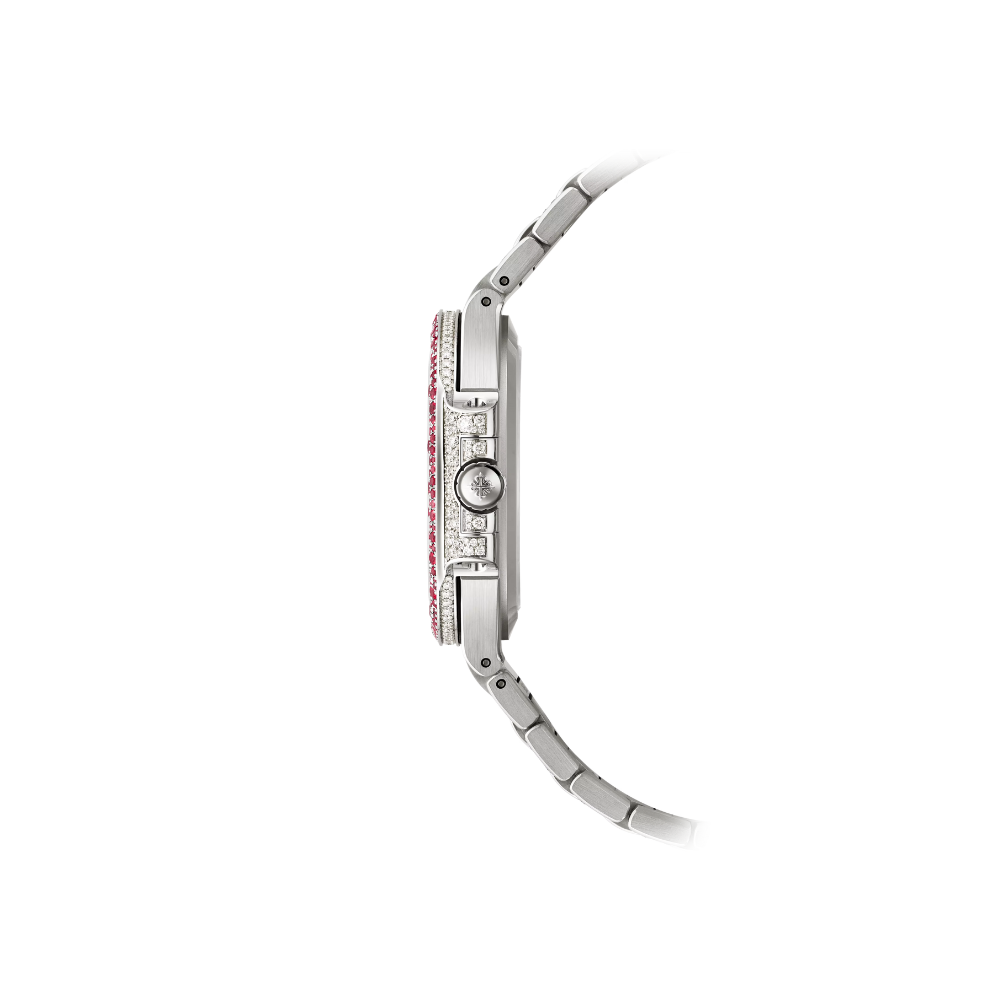 Patek Philippe Nautilus 7118/1452G 'Ladies Haute Joaillerie' White Gold Diamond Ruby Set - Image 10
