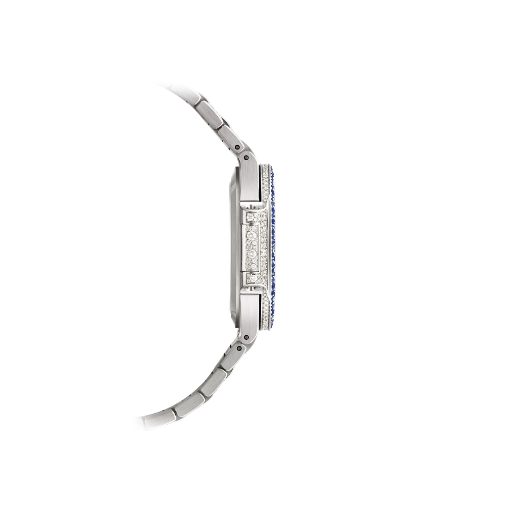 Patek Philippe Nautilus 7118/1451G 'Ladies Haute Joaillerie' White Gold Diamond Blue Sapphire Set - Image 3